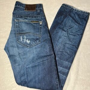 Armani Exchange Distressed Designer Jeans - Size 28 Short, Trendy Denim